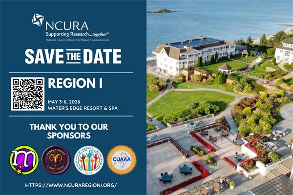 Region 1 Spring Meeting Save the Date graphic